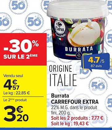 Carrefour Extra Burrata