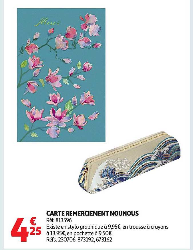 CARTE REMERCIEMENT NOUNOUS