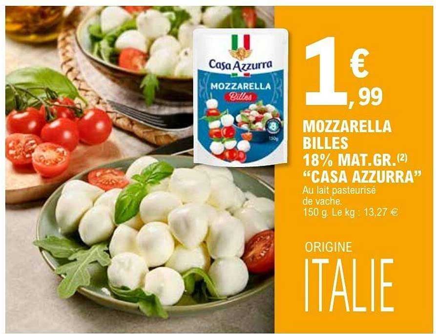 Casa Azzurra Mozzarella Billes