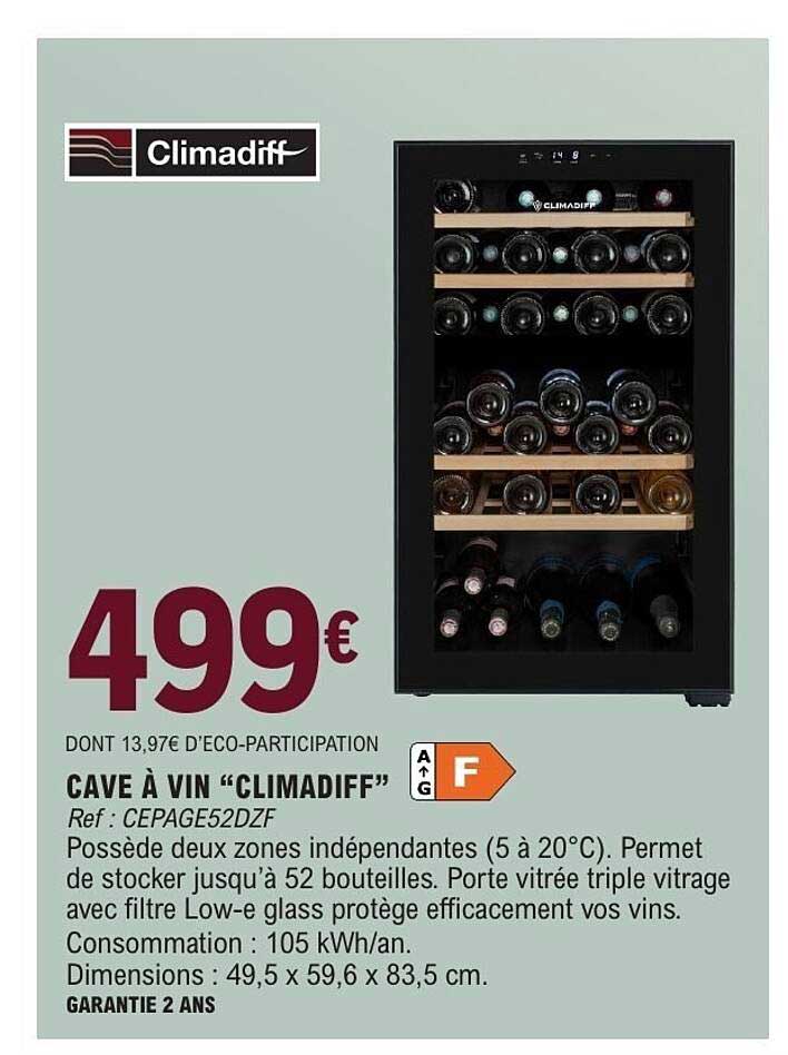Cave à vin "Climadiff