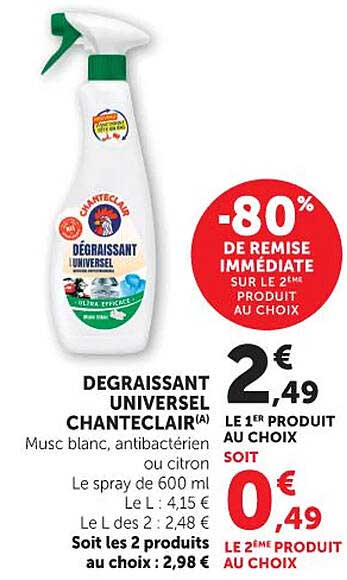 CHANTECLAIR Dégraissant universel
