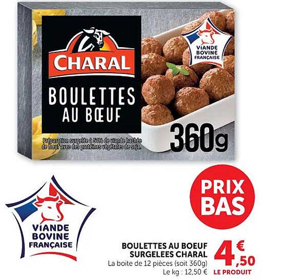CHARAL BOULETTES AU BEEF