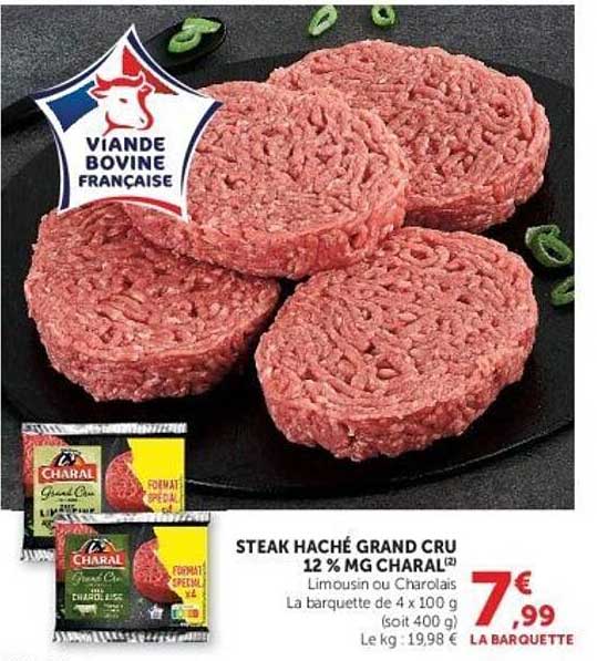 CHARAL Steak haché Grand Cru