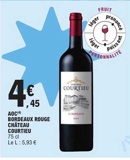 Château Courtieu Bordeaux Rouge
