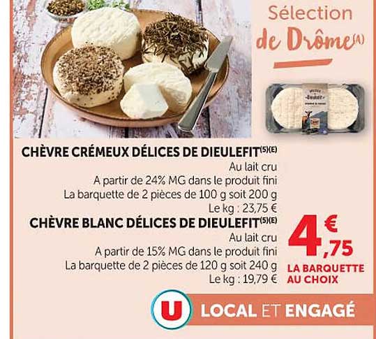 CHÈVRE BLANC DÉLICES DE DIEULEFIT
