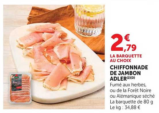 CHIFFONNADE DE JAMBON ADLER(2)D