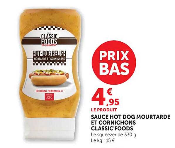 Classic'Foods Hot-Dog Relish