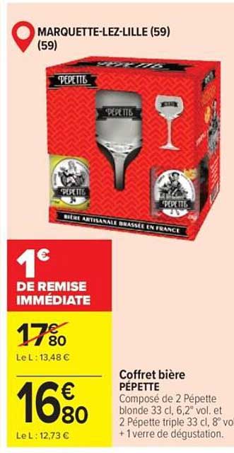 Coffret bière PÉPETTE