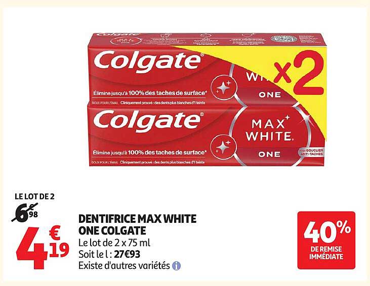 Colgate Max White One