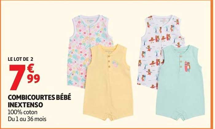 COMBICOURTES BÉBÉ INEXTENSO