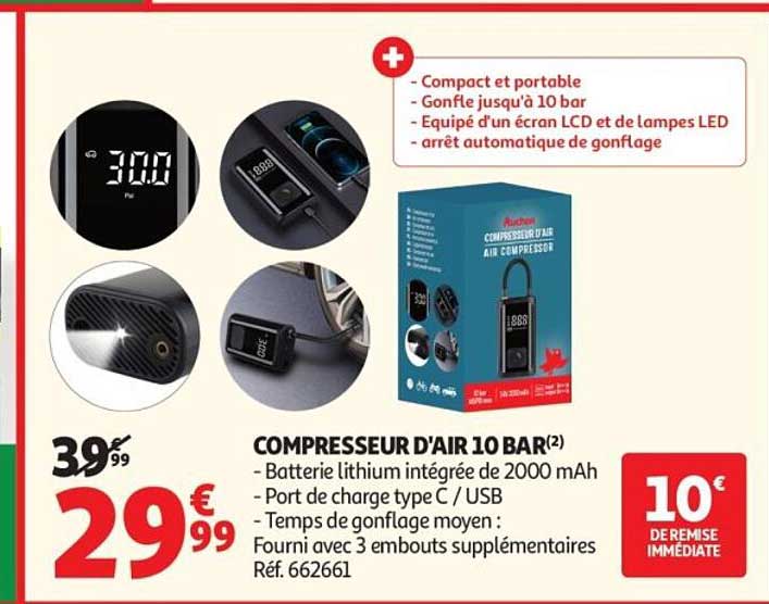 COMPRESSEUR D'AIR 10 BAR