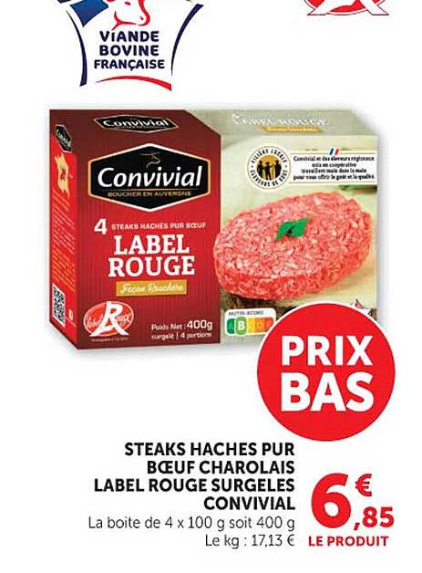 Convivial LABEL ROUGE