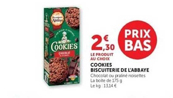 Cookies Biscuiterie de l'Abbaye