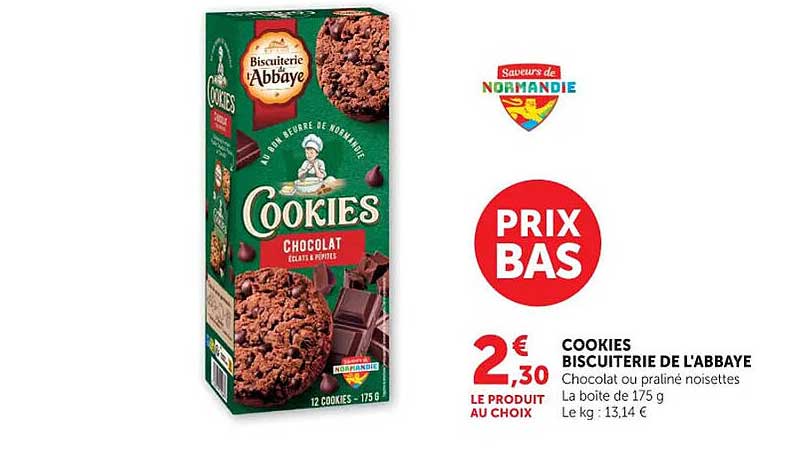 Cookies Biscuiterie de l'Abbaye