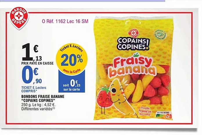 Copains Copines Fraisy banana