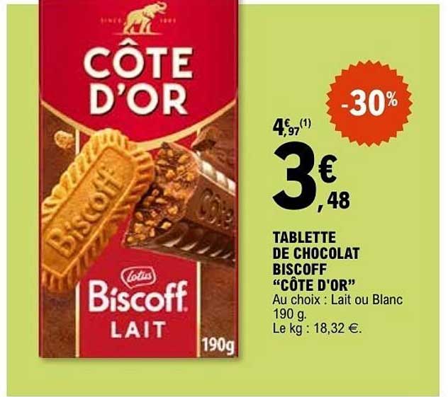 Côte d'Or Biscoff Lait