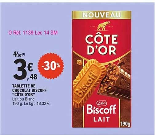 Côte d'Or Biscoff Lait