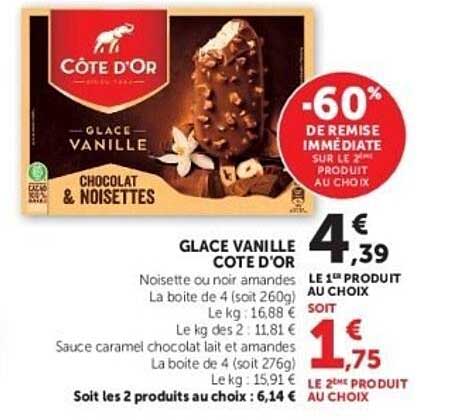 Côte d'Or Glace Vanille