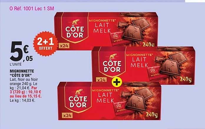 Côte d'Or Mignonnette Lait