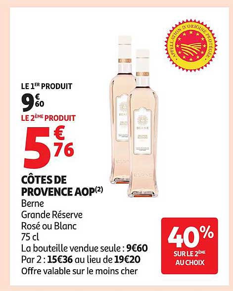CÔTES DE PROVENCE AOP