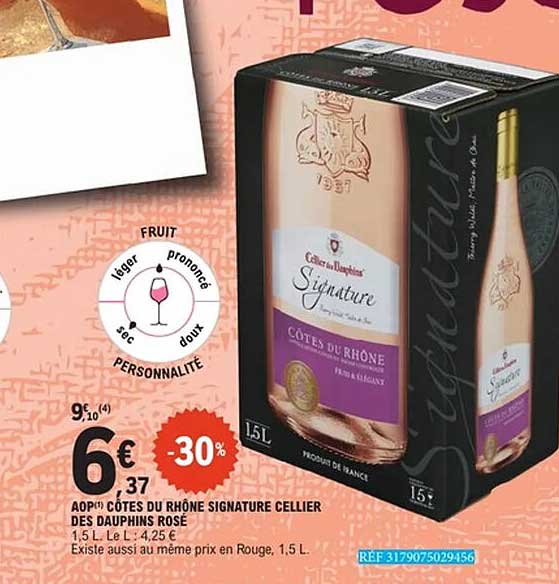 Côtes du Rhône Signature Cellier des Dauphins Rosé