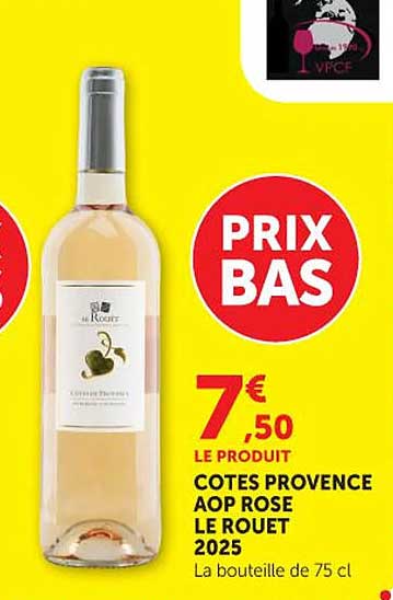 Côtes Provence AOP Rosé Le Rouet