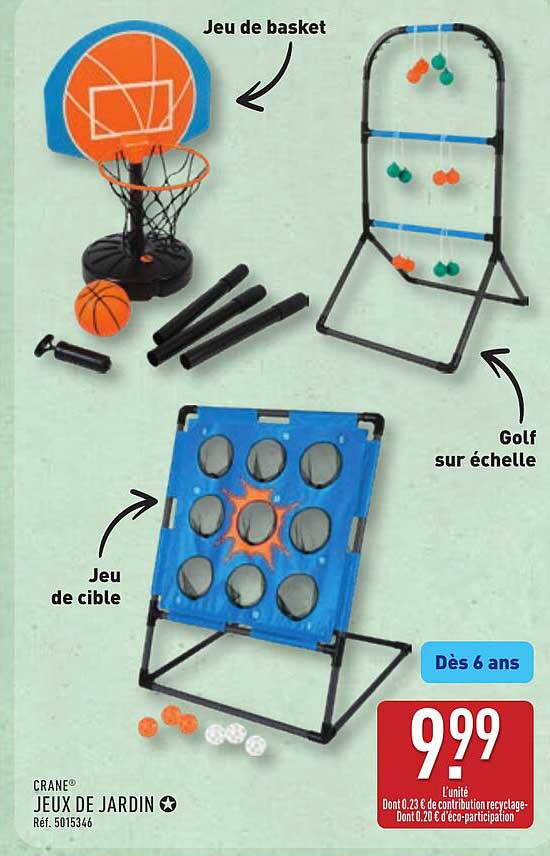 CRANE JEUX DE JARDIN
