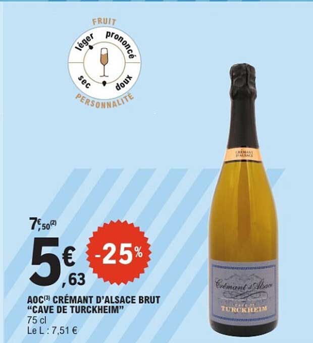 Crémant d’Alsace Brut "Cave de Turckheim