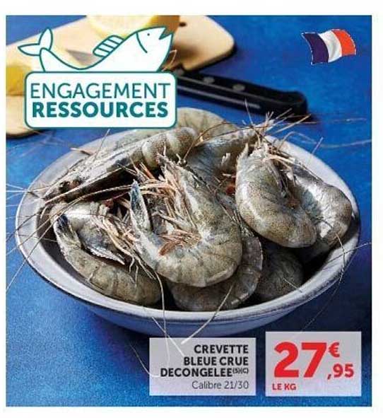 CREVETTE BLEUE CRUE