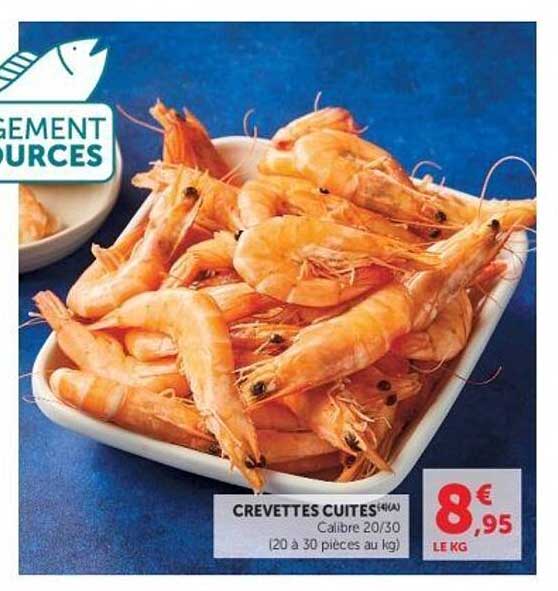 CREVETTES CUITES