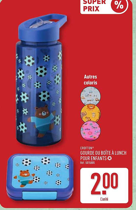 CROFTON GOURDE OU BOÎTE À LUNCH POUR ENFANTS