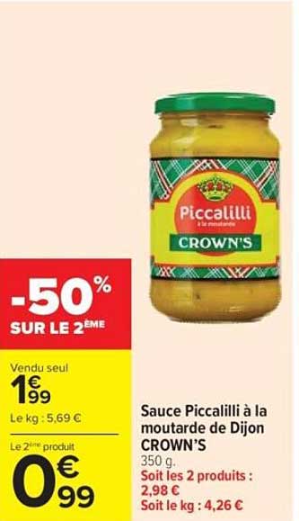 CROWN'S Piccalilli