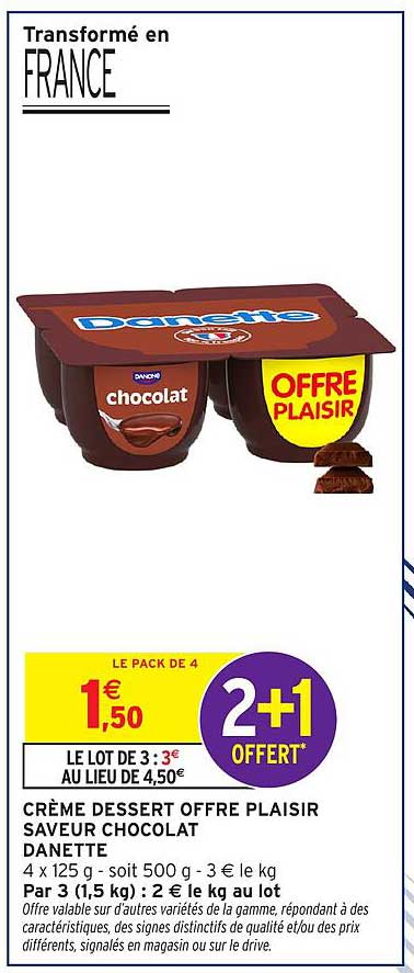 Danette chocolat