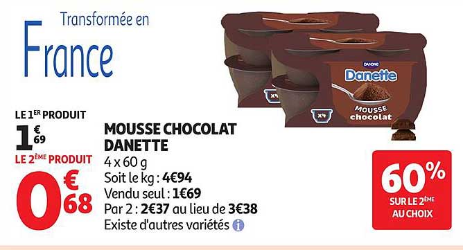 Danette Mousse Chocolat
