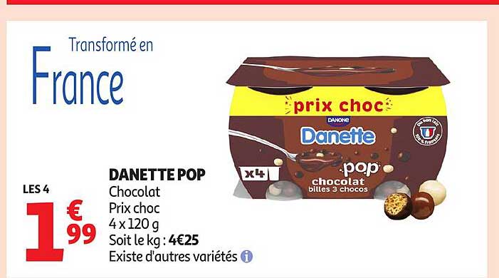 Danette Pop Chocolat