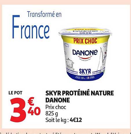Danone Skyr Protéiné Nature