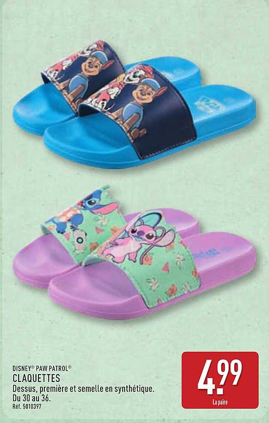DISNEY PAW PATROL CLAQUETTES