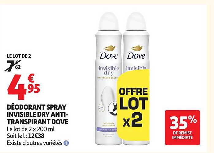 DOVE invisible dry