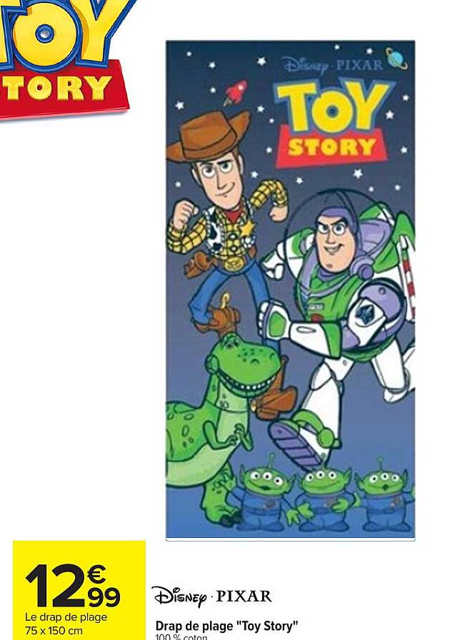 Drap de plage "Toy Story