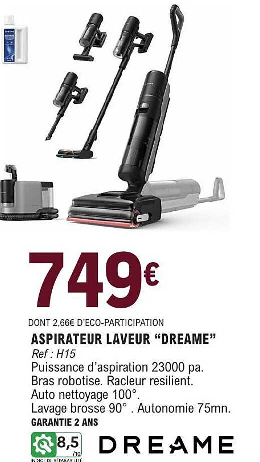 DREAME ASPIRATEUR LAVEUR