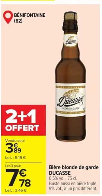 Ducasse Bière blonde de garde