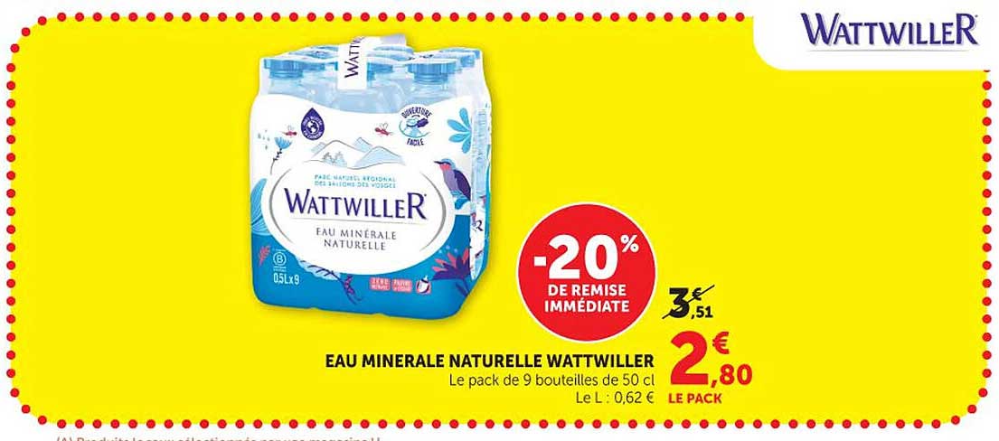 Eau minérale naturelle Wattwiller
