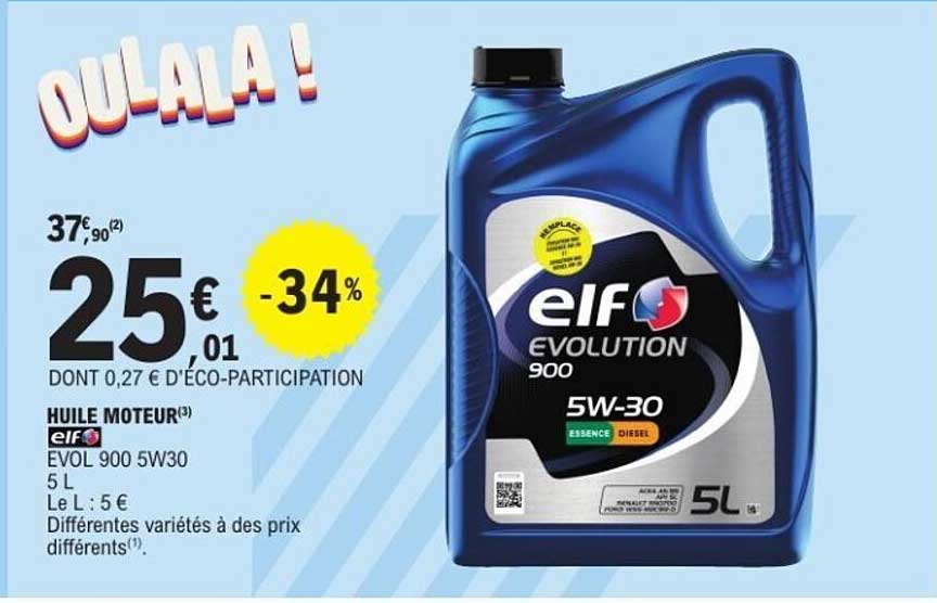 elf EVOLUTION 900 5W-30