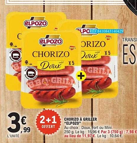 ELPOZO CHORIZO Doux