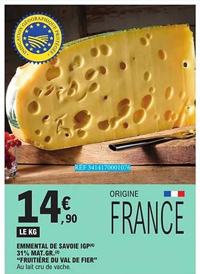 EMMENTAL DE SAVOIE IGP