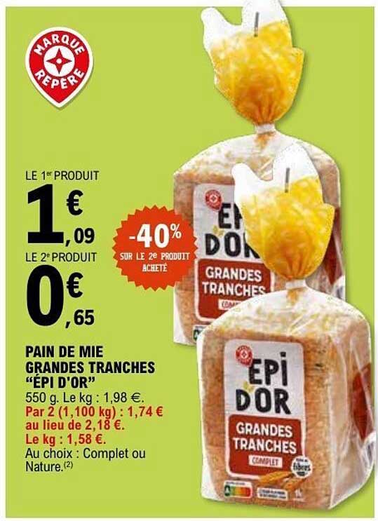 Epi d'Or Grandes Tranches