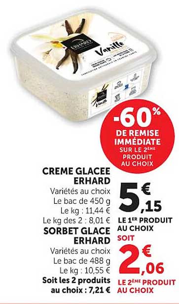 ERHARD CREME GLACEE