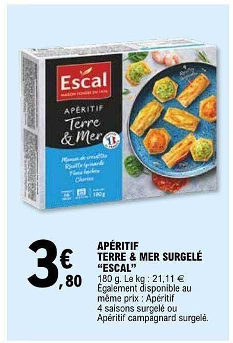 Escal Apéritif Terre & Mer