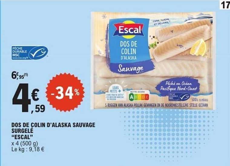 Escal Dos de Colin d'Alaska Sauvage