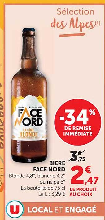 FACE NORD bière